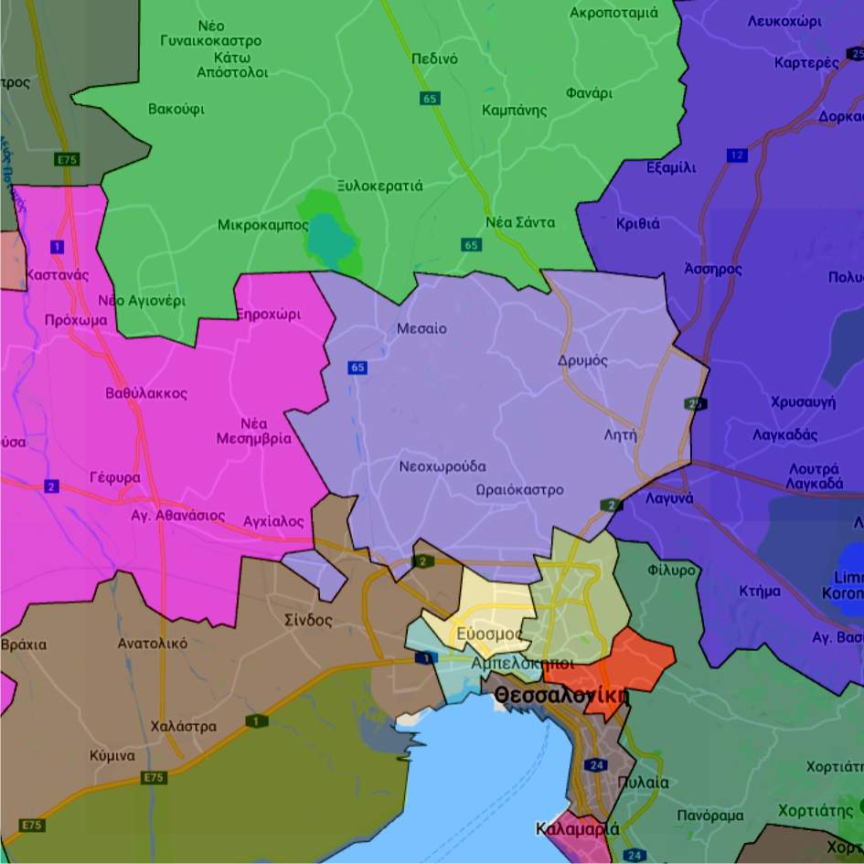 Map of Oraiokastro