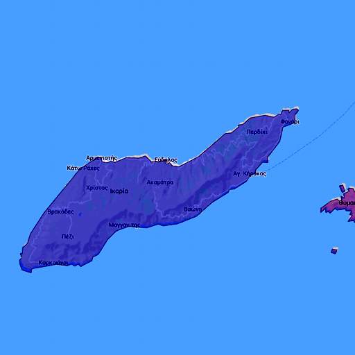 Map of Ikaria