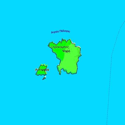 Map of Psara